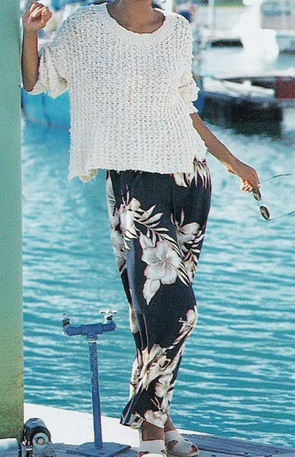 大柄のハイビスカスプリント